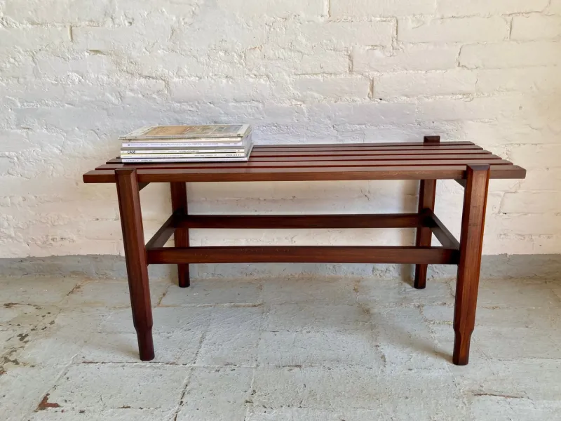 Sale Pamono Mid-Century Teak Bench, 1950s