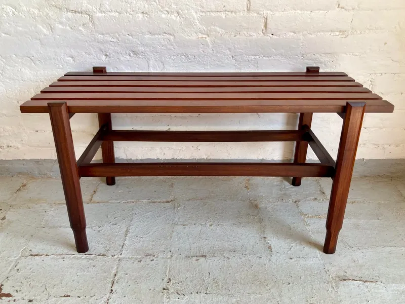 Sale Pamono Mid-Century Teak Bench, 1950s