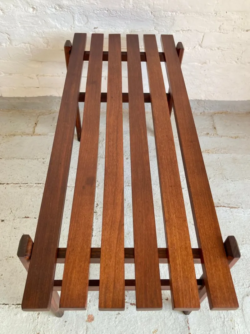 Sale Pamono Mid-Century Teak Bench, 1950s