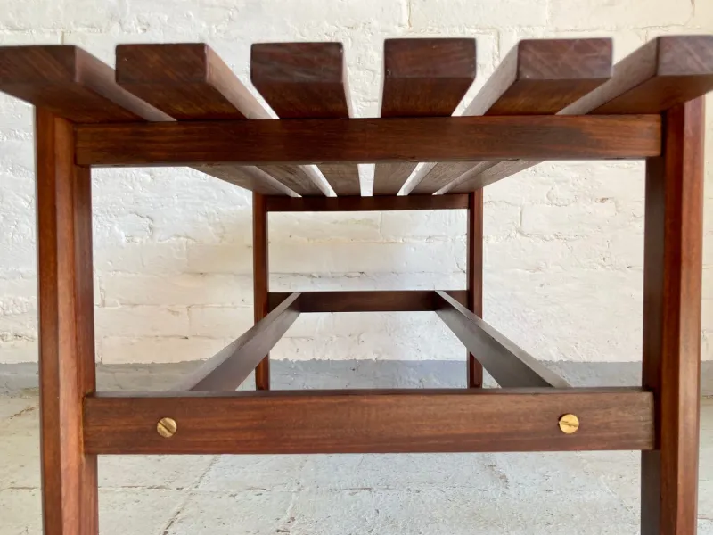 Sale Pamono Mid-Century Teak Bench, 1950s
