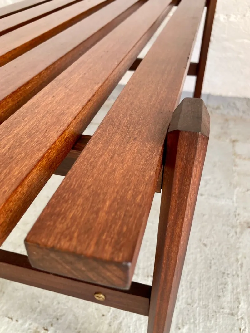 Sale Pamono Mid-Century Teak Bench, 1950s