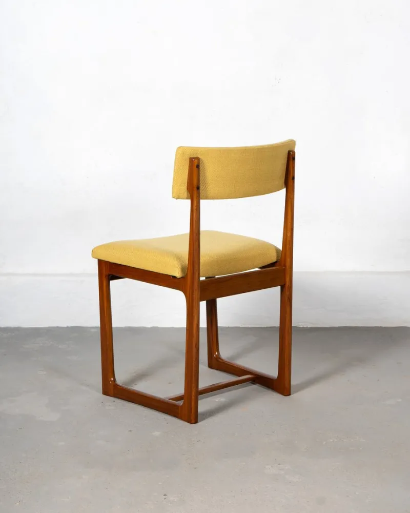 Pamono Mid-Century Teak Chairs attributed to A. Younger, 1970s, Set of 2> Side Chairs & Dining Chairs