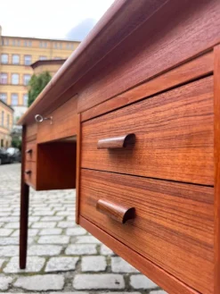 New Pamono Mid-Century Teak Desk, Denmark