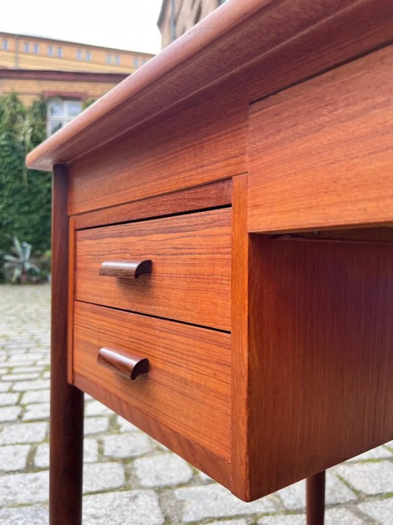 New Pamono Mid-Century Teak Desk, Denmark