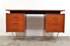 Pamono Mid-Century Teak Desk from Tijsseling Nijkerk, 1960s> Nightstands