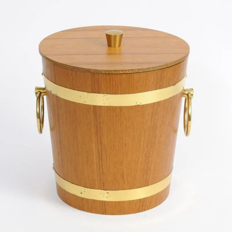 Pamono Mid-Century Teak Ice Bucket, 1960s> Ice Buckets & Wine Coolers