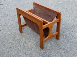 Clearance Pamono Mid-Century Teak Magazine Rack attributed to Aksel Kjersgaard for Salin Møbler, 1963