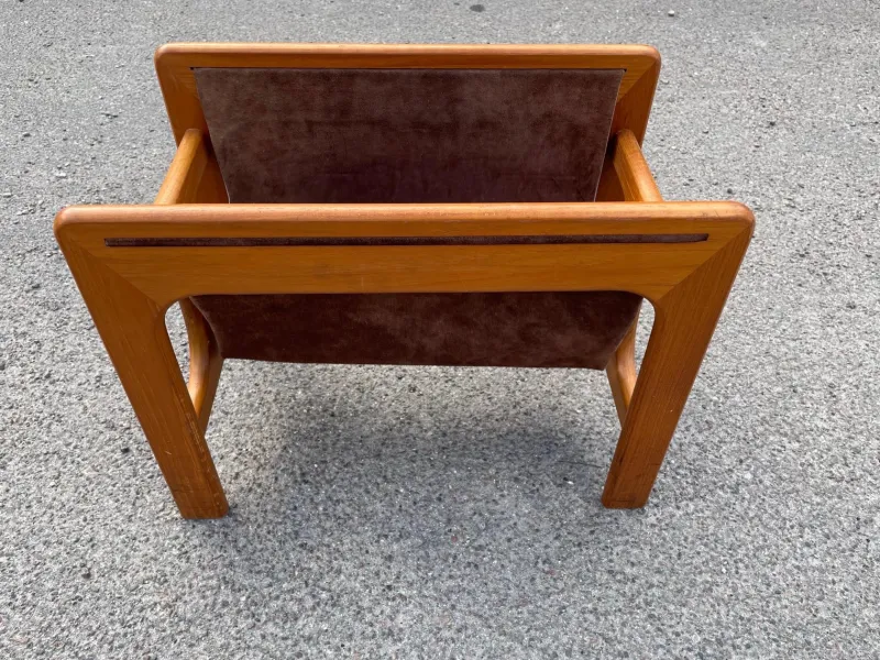 Clearance Pamono Mid-Century Teak Magazine Rack attributed to Aksel Kjersgaard for Salin Møbler, 1963