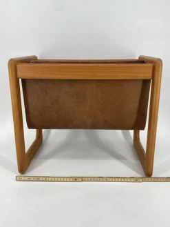 Pamono Mid-Century Teak Magazine Rack, 1960s><noscript><img width=