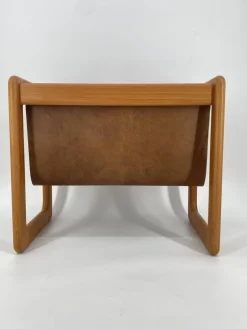 Pamono Mid-Century Teak Magazine Rack, 1960s><noscript><img width=