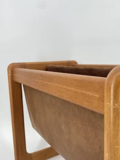 Pamono Mid-Century Teak Magazine Rack, 1960s><noscript><img width=
