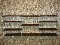 Best Pamono Mid-Century Teak Modular String Shelf by Kajsa & Nils Nisse Strinning, Sweden, 1960s
