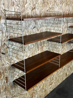 Best Pamono Mid-Century Teak Modular String Shelf by Kajsa & Nils Nisse Strinning, Sweden, 1960s