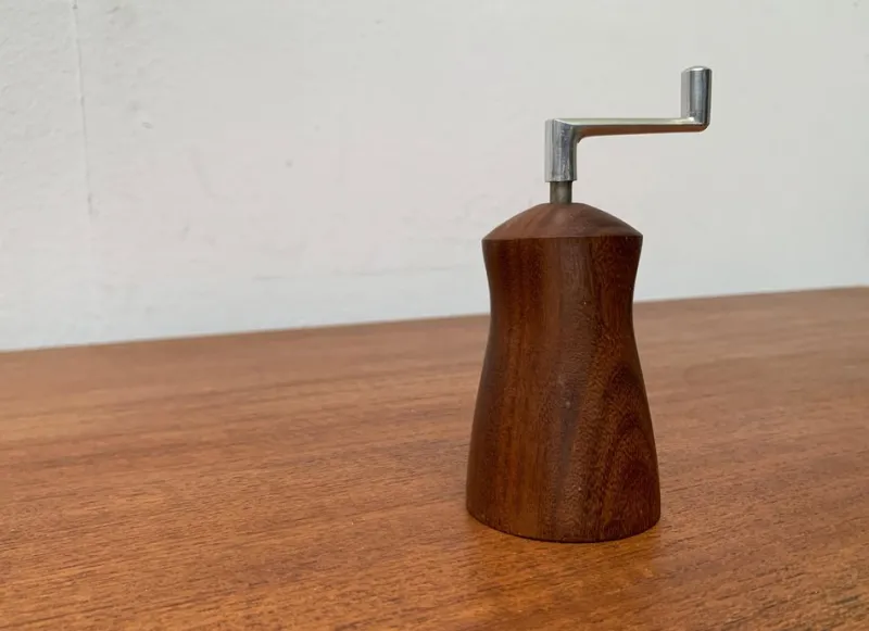 Pamono Mid-Century Teak Peppermill from Pede, 1960s> Salt & Pepper Shakers