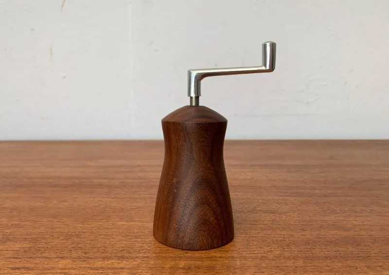 Pamono Mid-Century Teak Peppermill from Pede, 1960s> Salt & Pepper Shakers