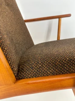 Best Pamono Mid-Century Teak Rocking Chair by Holger Georg Jensen for Tønder Møbelværk, Denmark, 1960s