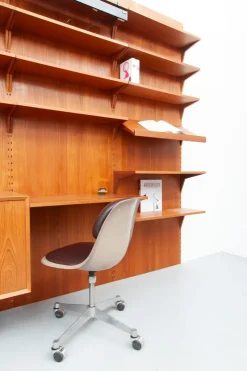 Online Pamono Mid-Century Teak Royal Wall Unit by Poul Cadovius for Cado, 1960s