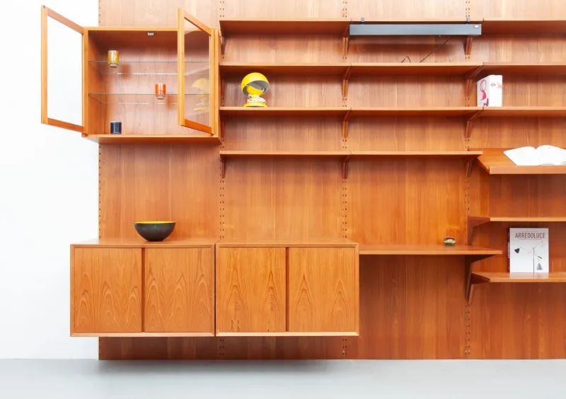 Online Pamono Mid-Century Teak Royal Wall Unit by Poul Cadovius for Cado, 1960s