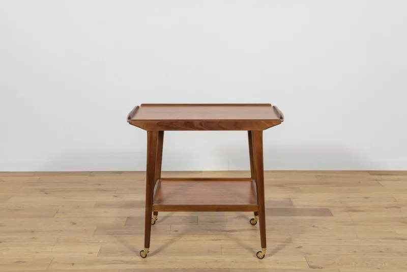 Best Pamono Mid-Century Teak Serving Trolley, Denmark, 1960s