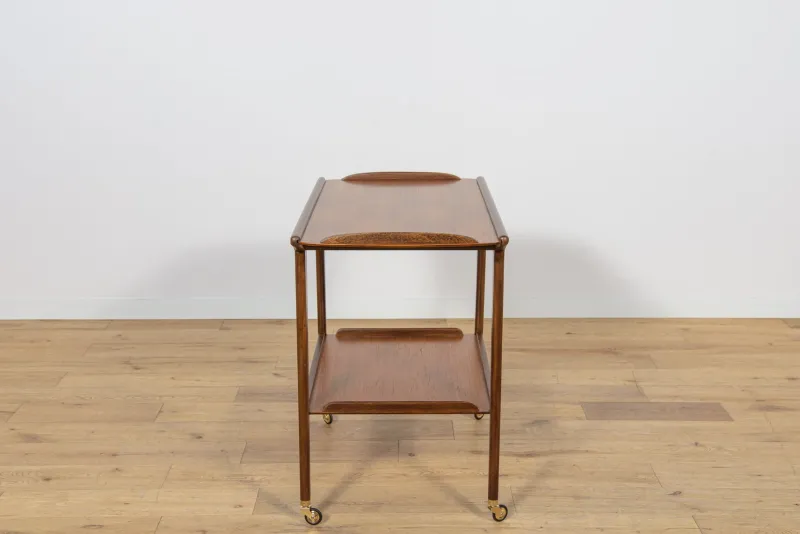 Best Pamono Mid-Century Teak Serving Trolley, Denmark, 1960s