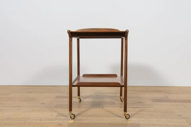 Best Pamono Mid-Century Teak Serving Trolley, Denmark, 1960s