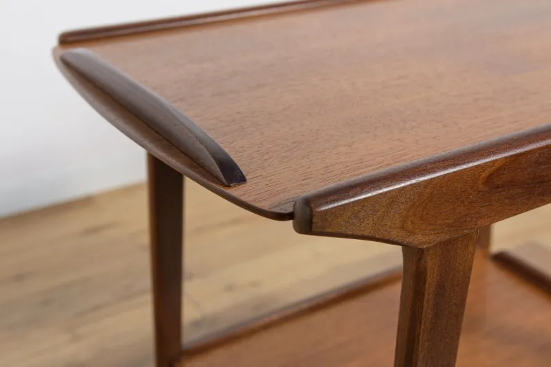 Best Pamono Mid-Century Teak Serving Trolley, Denmark, 1960s