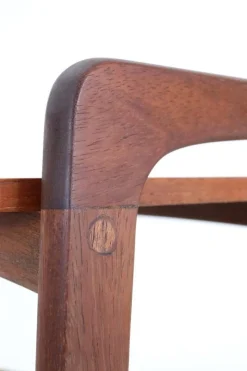 Pamono Mid-Century Teak Serving Trolley with Magazine Rack from Opal Möbel, 1960s> Serving Bar Carts & Trolleys
