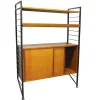 Pamono Mid-Century Teak Shelving System with Cupboard Ladderax attributed to Robert Heal for Staples, 1960s> Shelves & Wall Units