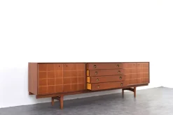 Pamono Mid-Century Teak Sideboard by Rolf Rastad & Adolf Relling for Gustav Bahus, 1960s><noscript><img width=