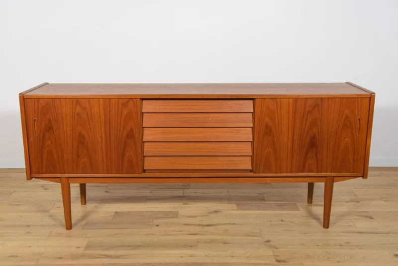 Pamono Mid-Century Teak Sideboard by Nils Jonsson for Hugo Troeds, Sweden, 1960s> Sideboards & Buffets