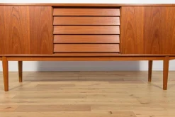 Pamono Mid-Century Teak Sideboard by Nils Jonsson for Hugo Troeds, Sweden, 1960s><noscript><img width=