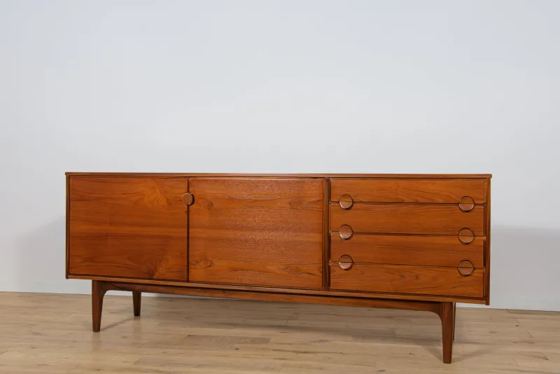 Pamono Mid-Century Teak Sideboard, United Kingdom, 1960s