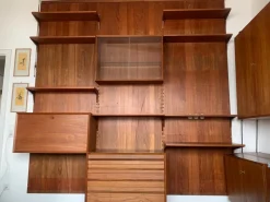 Pamono Mid-Century Teak Wall Unit by Poul Cadovius for Cado> Shelves & Wall Units