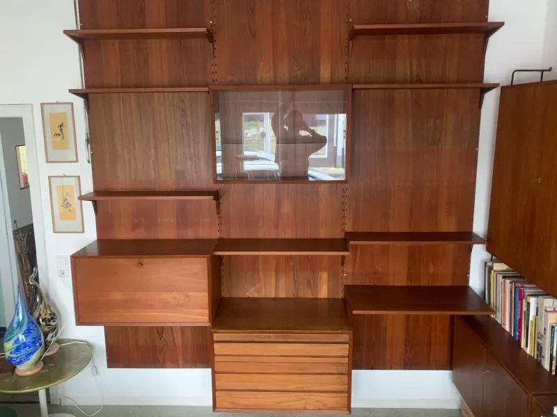 Pamono Mid-Century Teak Wall Unit by Poul Cadovius for Cado> Shelves & Wall Units