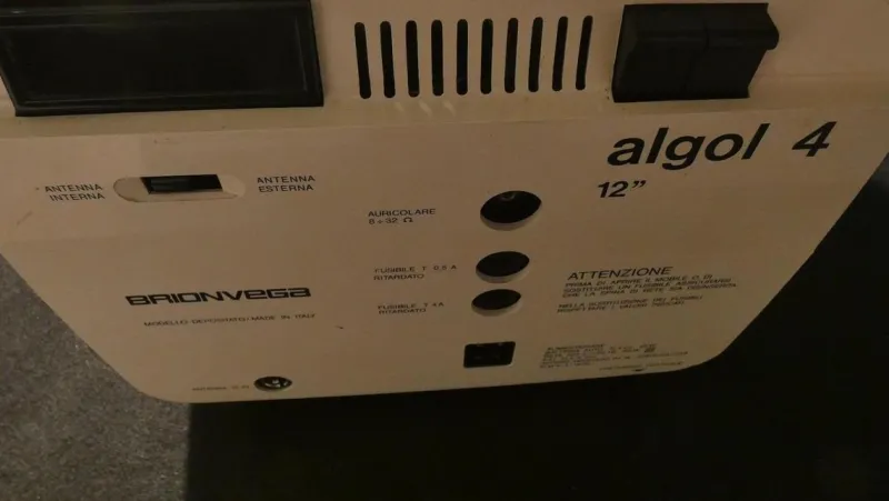 Sale Pamono Mid-Century TV Monitor Algol 4 by Richard Sapper & M. Zanuso for Brionvega, 1980s