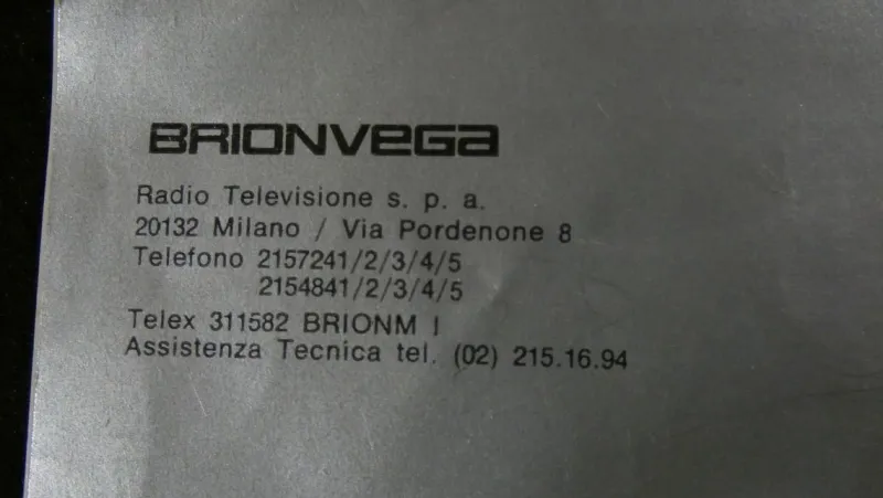 Sale Pamono Mid-Century TV Monitor Algol 4 by Richard Sapper & M. Zanuso for Brionvega, 1980s