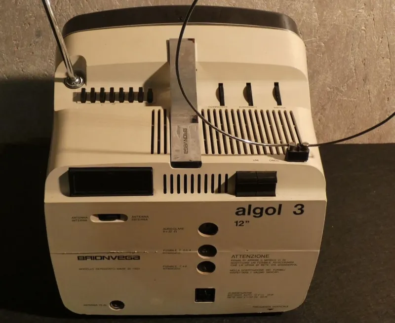 Pamono Mid-Century TV Monitor Algol 3 by Richard Sapper & M. Zanuso for Brionvega> Electronics