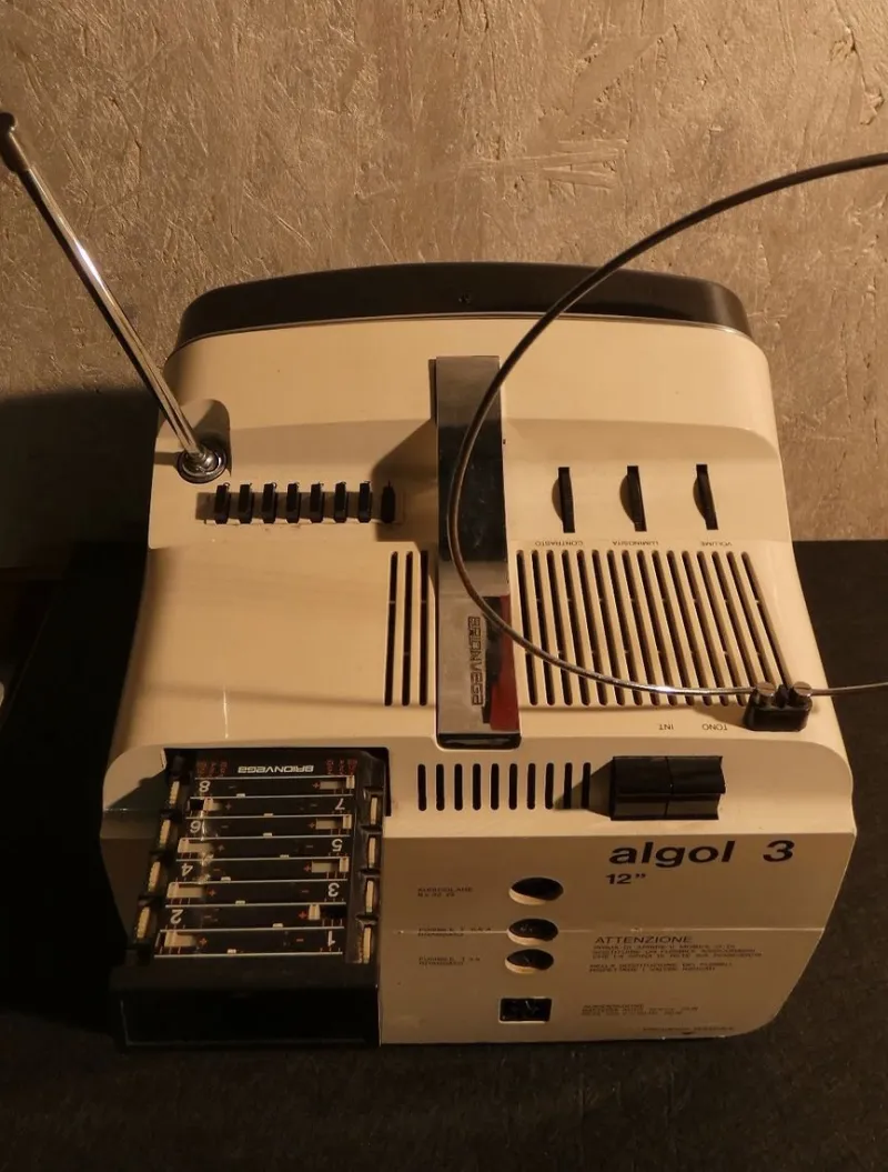 Pamono Mid-Century TV Monitor Algol 3 by Richard Sapper & M. Zanuso for Brionvega> Electronics