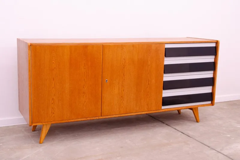 Pamono Mid-Century U-460 Sideboard by Jiří Jiroutek for Interior Prague, Czechoslovakia, 1960s> Sideboards & Buffets