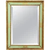 Pamono Mid-Century Venetian Gilt Wall Mirror with Turquoise Pattern, Italy, 1960s> Mirrors