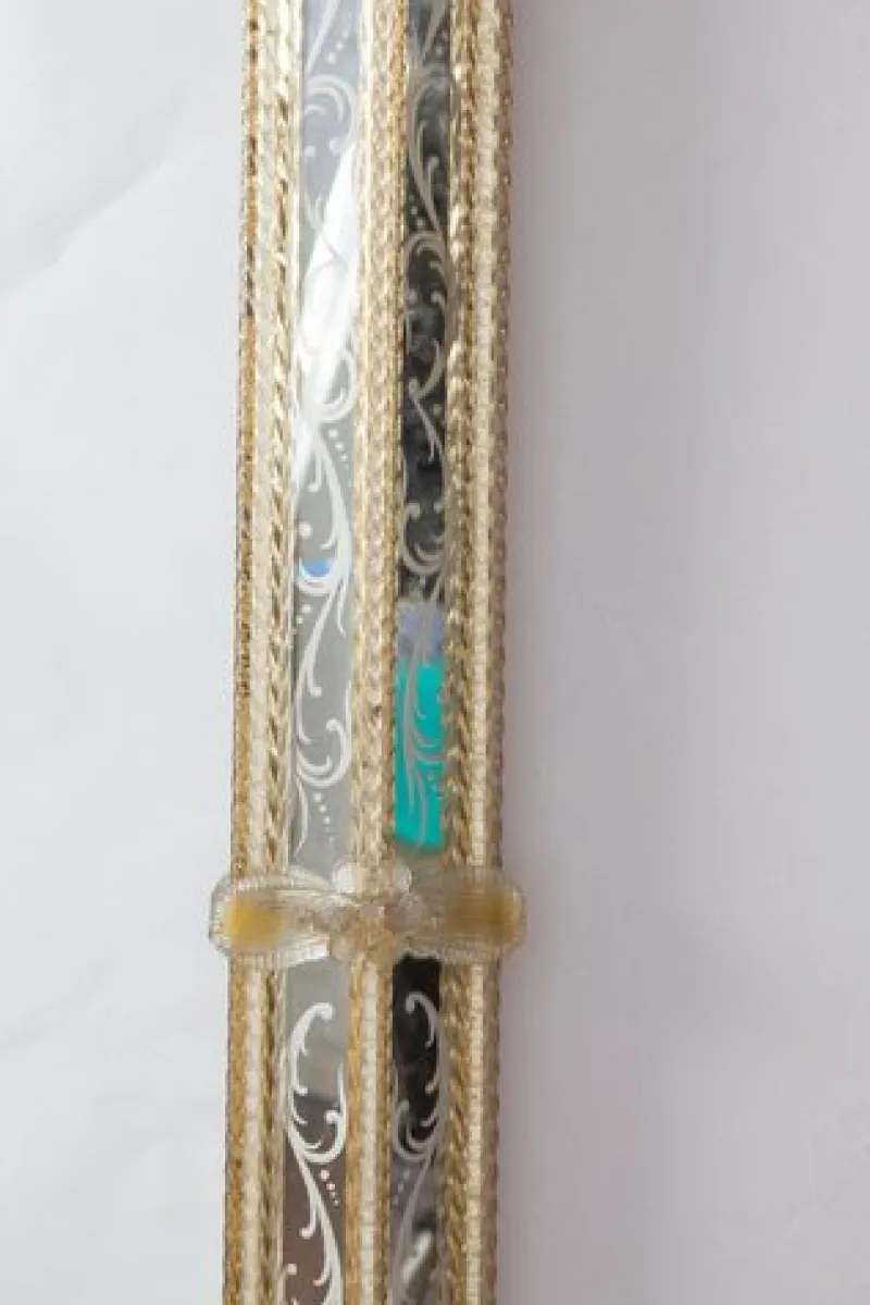 Hot Pamono Mid-Century Venetian Murano Glass Mirror, 1960s