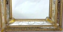 Hot Pamono Mid-Century Venetian Murano Glass Mirror, 1960s