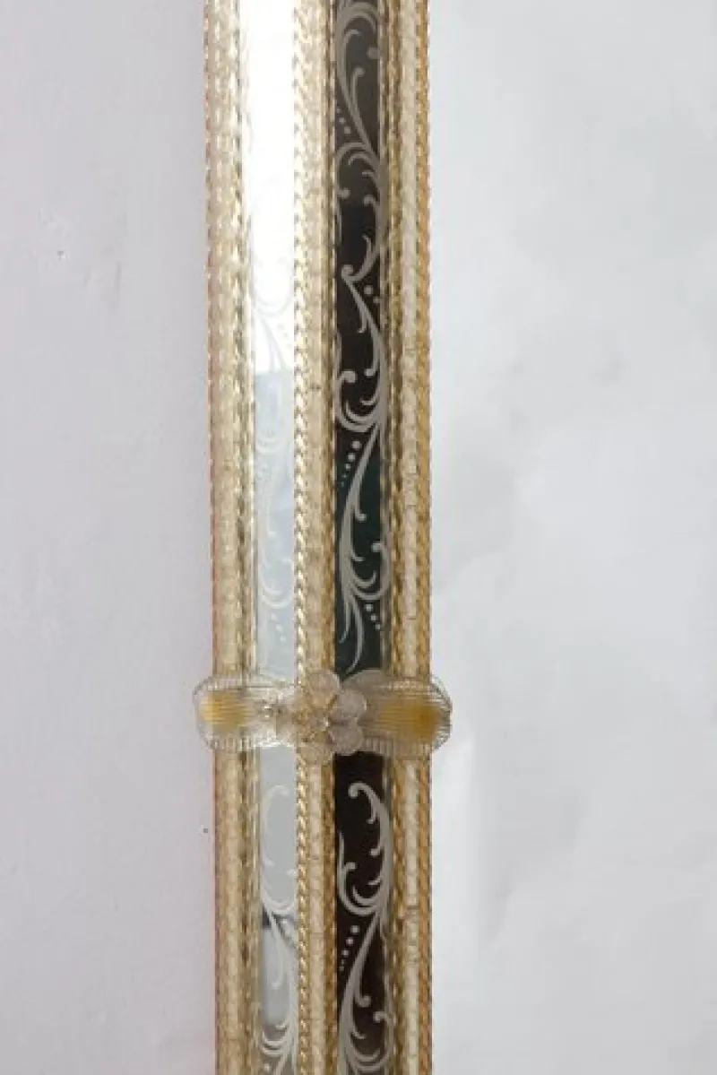 Hot Pamono Mid-Century Venetian Murano Glass Mirror, 1960s