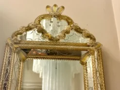 Hot Pamono Mid-Century Venetian Murano Glass Mirror, 1960s