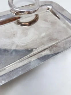 Pamono Mid-Century Vertigo Tray attributed to Andrée Putman for Christofle, France> Trays