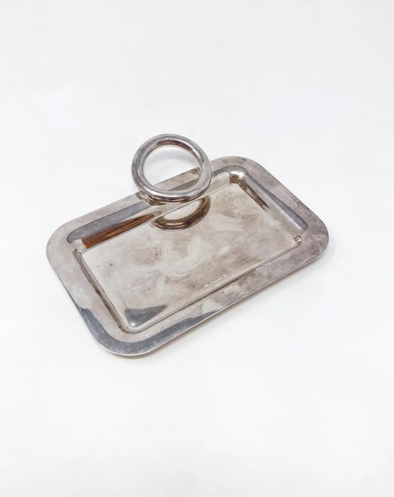 Pamono Mid-Century Vertigo Tray attributed to Andrée Putman for Christofle, France> Trays