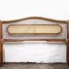 Online Pamono Mid-Century Vintage Bamboo and Rattan Double Bed Headboard, 1960s