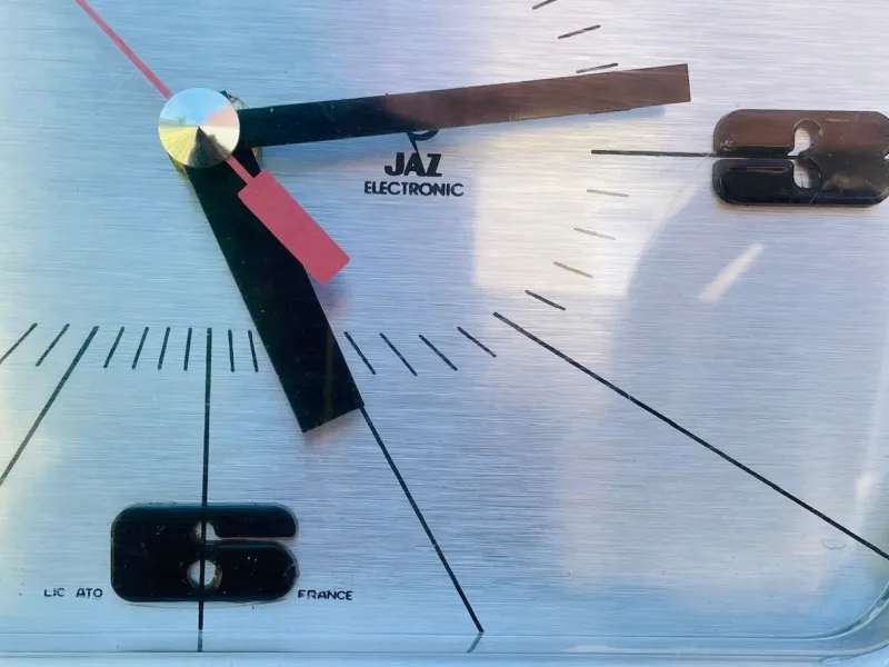 Pamono Mid-Century Wall Clock from Jaz, 1970s-1980s> Clocks