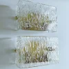 Best Pamono Mid-Century Wall Lights in Glass from Kalmar, 1960s, Set of 2