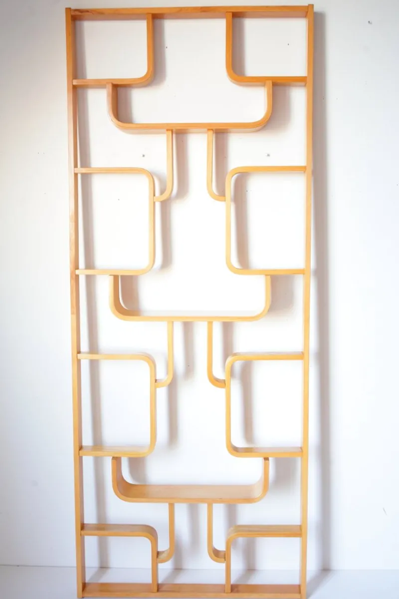 Pamono Mid-Century Wall or Room Dividers by Ludvik Volak for Drevopodnik Holesov, 1970s, Set of 2